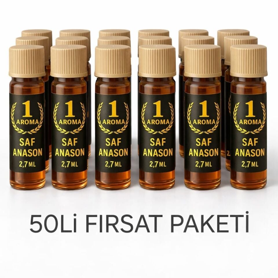 DİSTİLE ANASON YAĞI / 2,5ML ( 50 Adet )