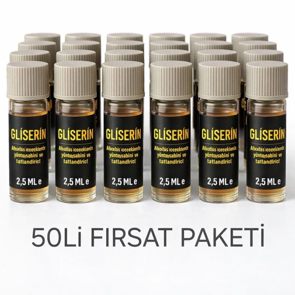 GLİSERİN / 2,5ML ( 50 Adet )