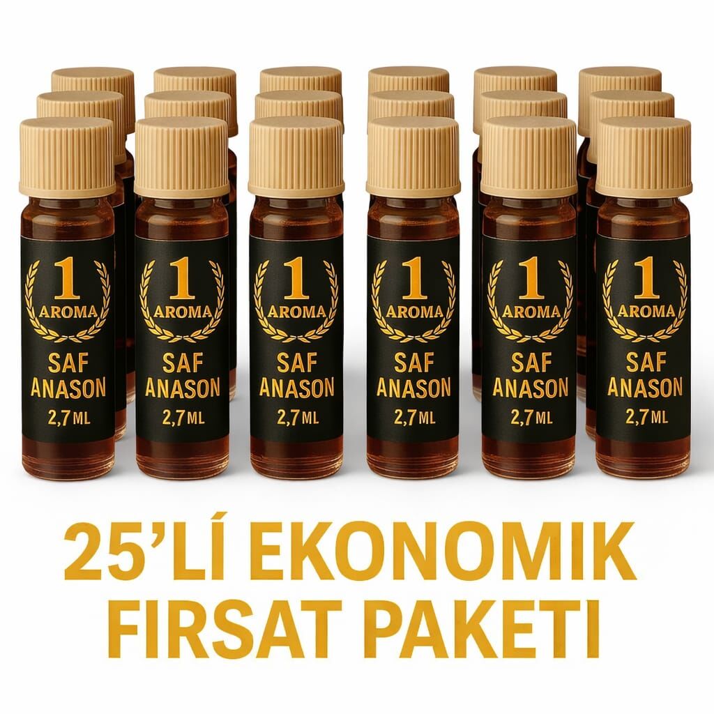 DİSTİLE ANASON YAĞI / 2,5ML (25 ADET)