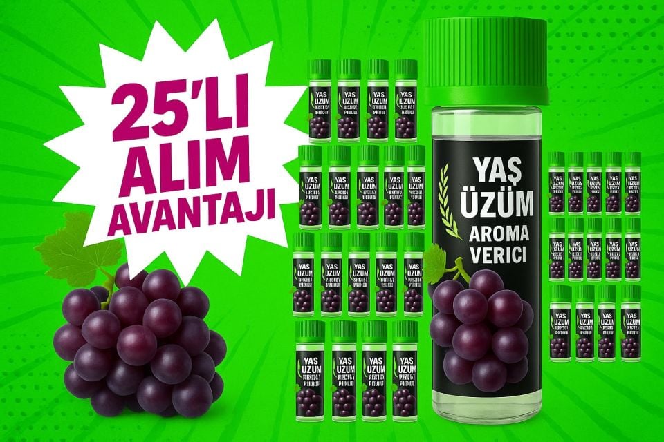 YAŞ ÜZÜM 2,5 ML (25 ADET)