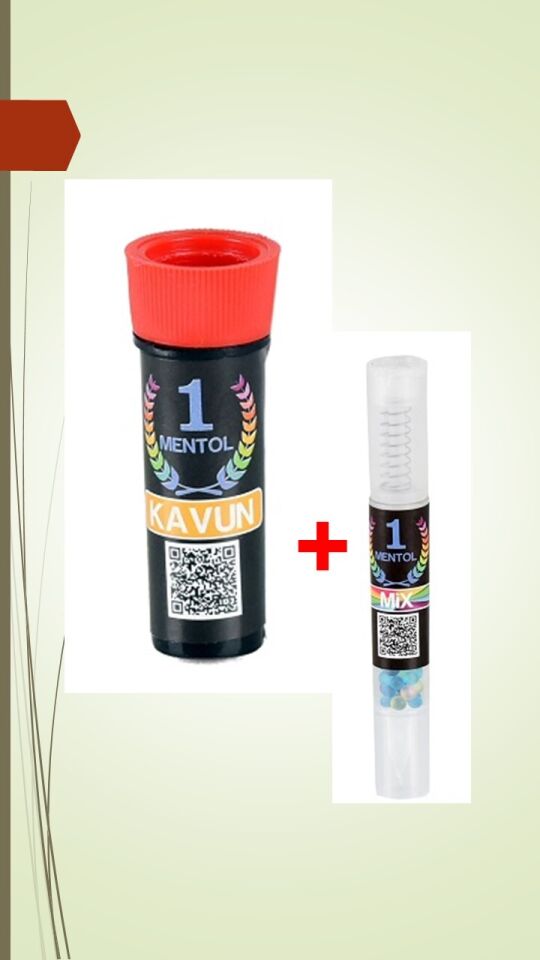 YEDEK TÜP KAVUN MENTOL TOPU + KALEM APLİKATÖR (1000 ADET MENTOL TOPU)