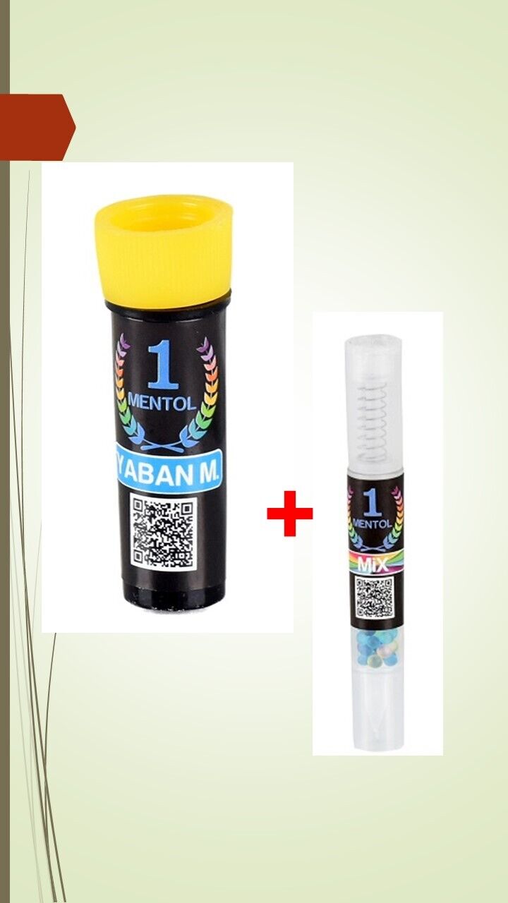 YEDEK TÜP YABAN MERSİNİ MENTOL TOPU + KALEM APLİKATÖR (1000 ADET MENTOL TOPU)